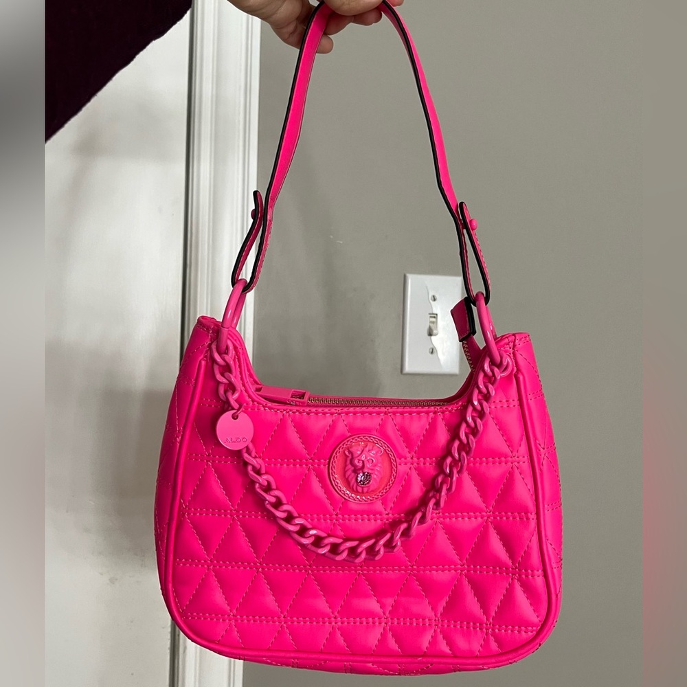 ALDO Pink Leomas Quilted Shoulder Bag